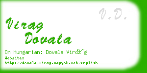 virag dovala business card